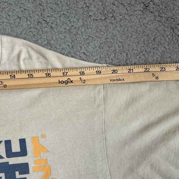 Dragon Ball Z Men T-Shirt Size L Beige Super Hero Son Goku Graphic Tee - Picture 9 of 13